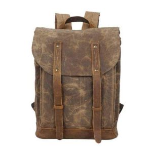 Leather Travel Backpack 07