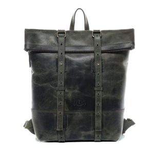Leather Travel Backpack 02