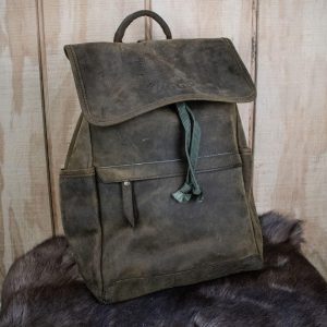 Leather Travel Backpack 04